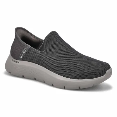 Mens Go Walk Flex Slip-Ins Sneaker - Dark Grey