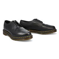 Mens 3989 Yellow Stitch Casual Oxford - Black