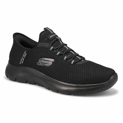 Mens Summit High Range Slip-Ins Sneaker - Black/Black