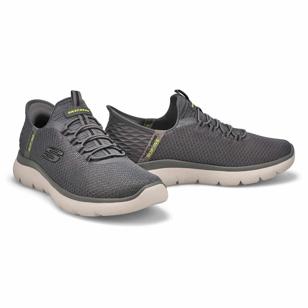 Mens Summit High Range Slip-Ins Sneaker - Charcoal