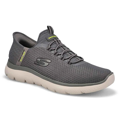 Mens Summit High Range Slip-Ins Sneaker - Charcoal