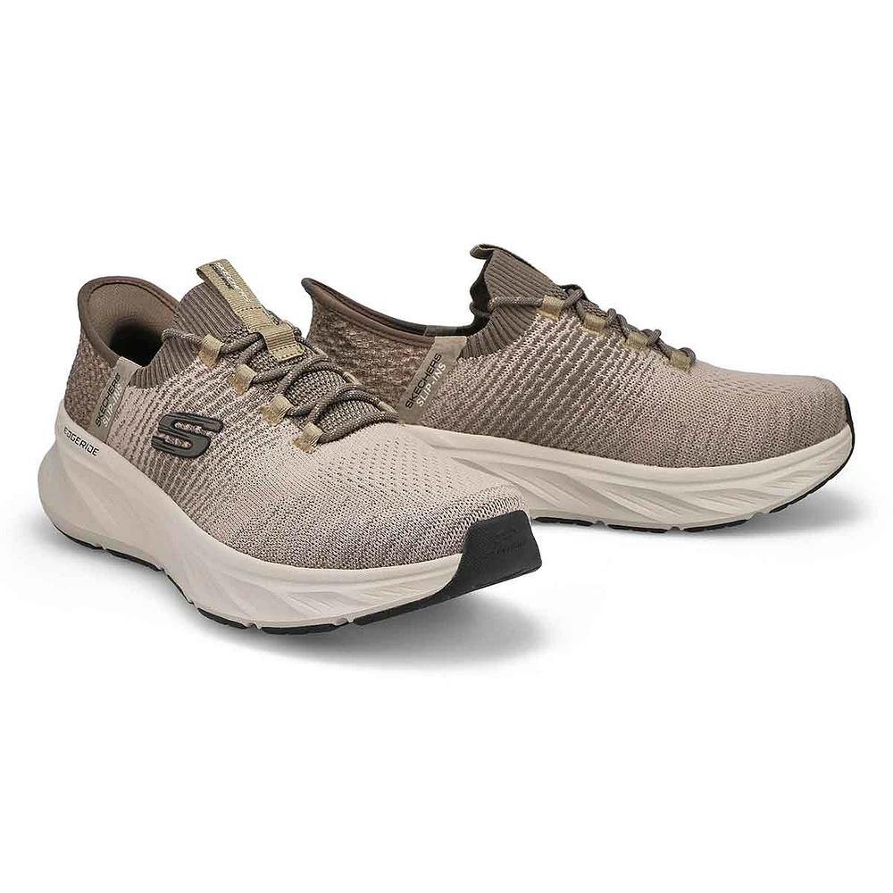 Mens Edgeride Slip-Ins Extra Wide Sneaker - Taupe