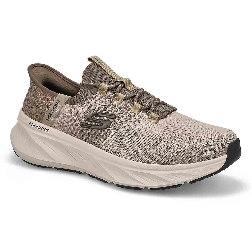 Mens Edgeride Slip-Ins Extra Wide Sneaker - Taupe