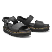 Womens Voss 2 Strap Casual Sandal - Black