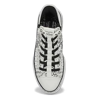 Mens Snoop One Double G Slip-Ins Sneaker - White/Black