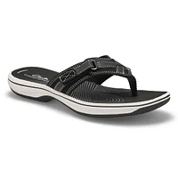 Womens Breeze Sea Thong Sandal - Black