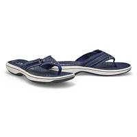 Womens Breeze Sea Thong Sandal - Navy