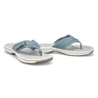 Womens Breeze Sea Thong Sandal - Blue Grey