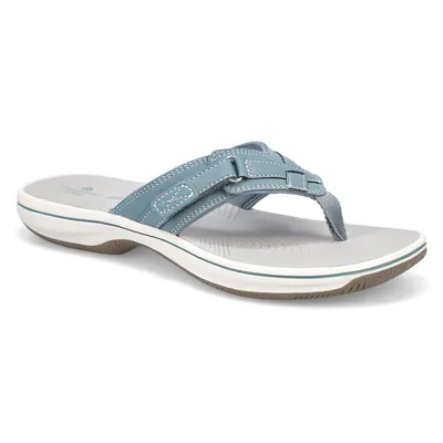 Womens Breeze Sea Thong Sandal - Blue Grey
