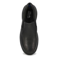 Mens Bradley Step Casual Slip On Loafer - Black