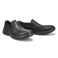 Mens Bradley Step Casual Slip On Loafer - Black