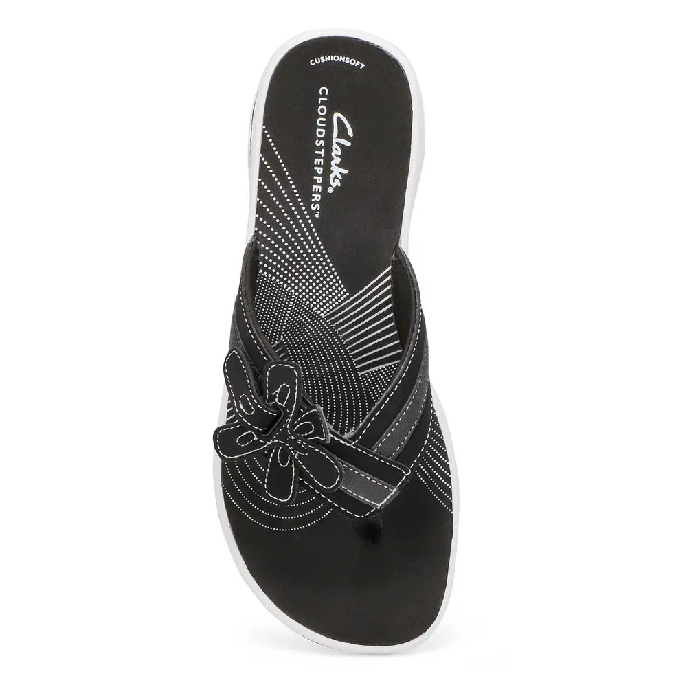 Womens Brinkley Thong Sandal - Black