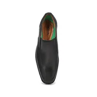 Mens Clarkslite Ave Wide Slip On Dress Shoe - Black