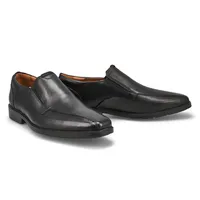 Mens Clarkslite Ave Wide Slip On Dress Shoe - Black