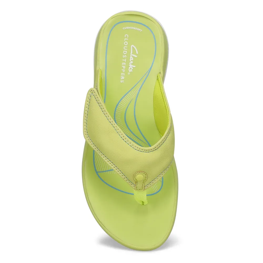 Womens Glide Post Thong Sandal - Lime