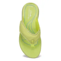 Womens Glide Post Thong Sandal - Lime