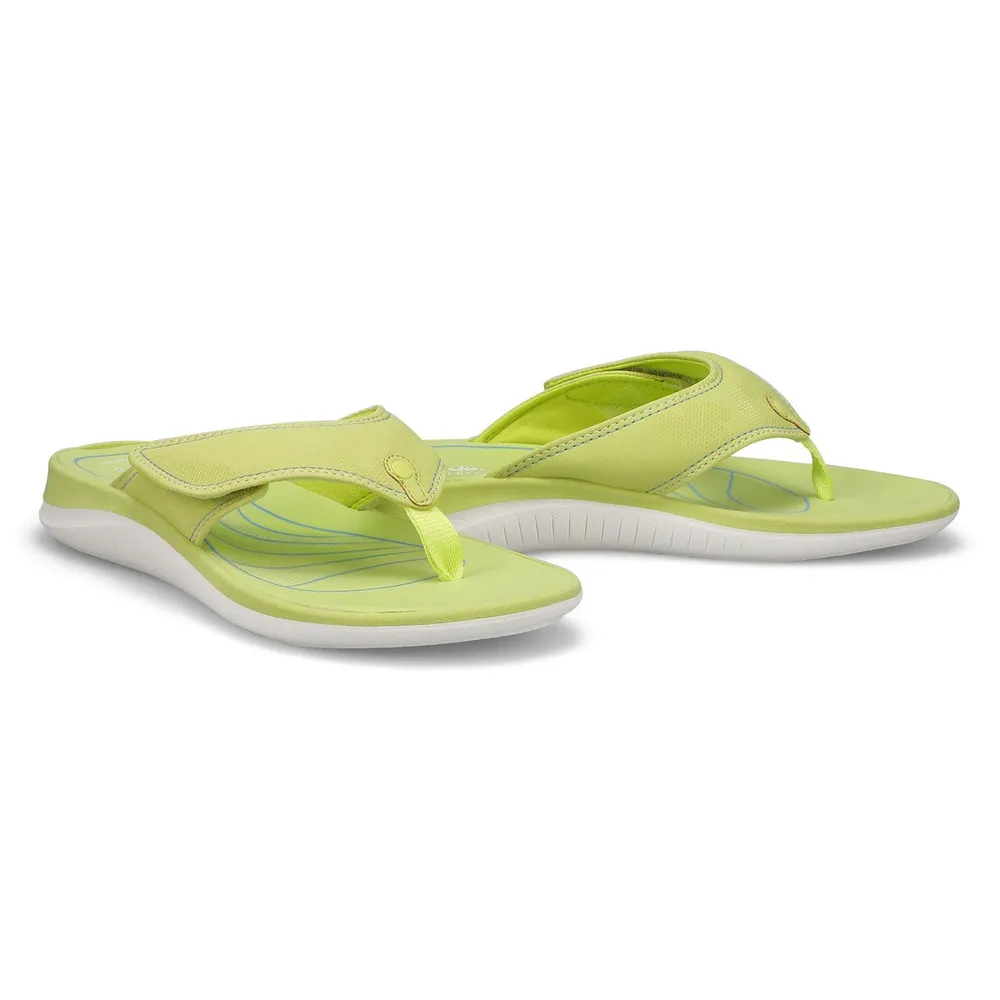 Womens Glide Post Thong Sandal - Lime