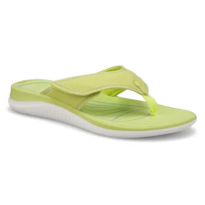 Womens Glide Post Thong Sandal - Lime