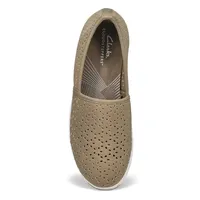 Womens Breeze Emily Slip On Casual Shoe - Olive