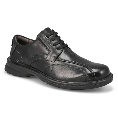 Mens Gessler Lace Up Wide Casual Oxford - Black