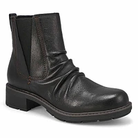 Womens Hearth Rose Ankle Boot - Black