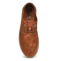 Mens Oakpark Lace Casual Shoe - Cola