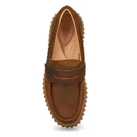 Womens Torhill Penny Platform Loafer - Beeswax