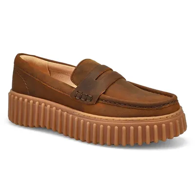 Womens Torhill Penny Platform Loafer - Beeswax