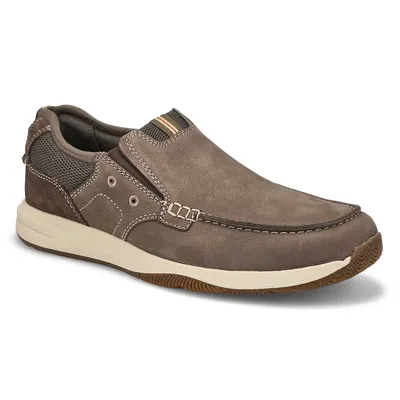 Mens Sailview Step Wide Casual Slip On Loafer - Taupe