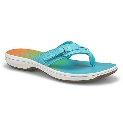 Womens  Breeze Sea Thong Sandal -Turquoise Ombre
