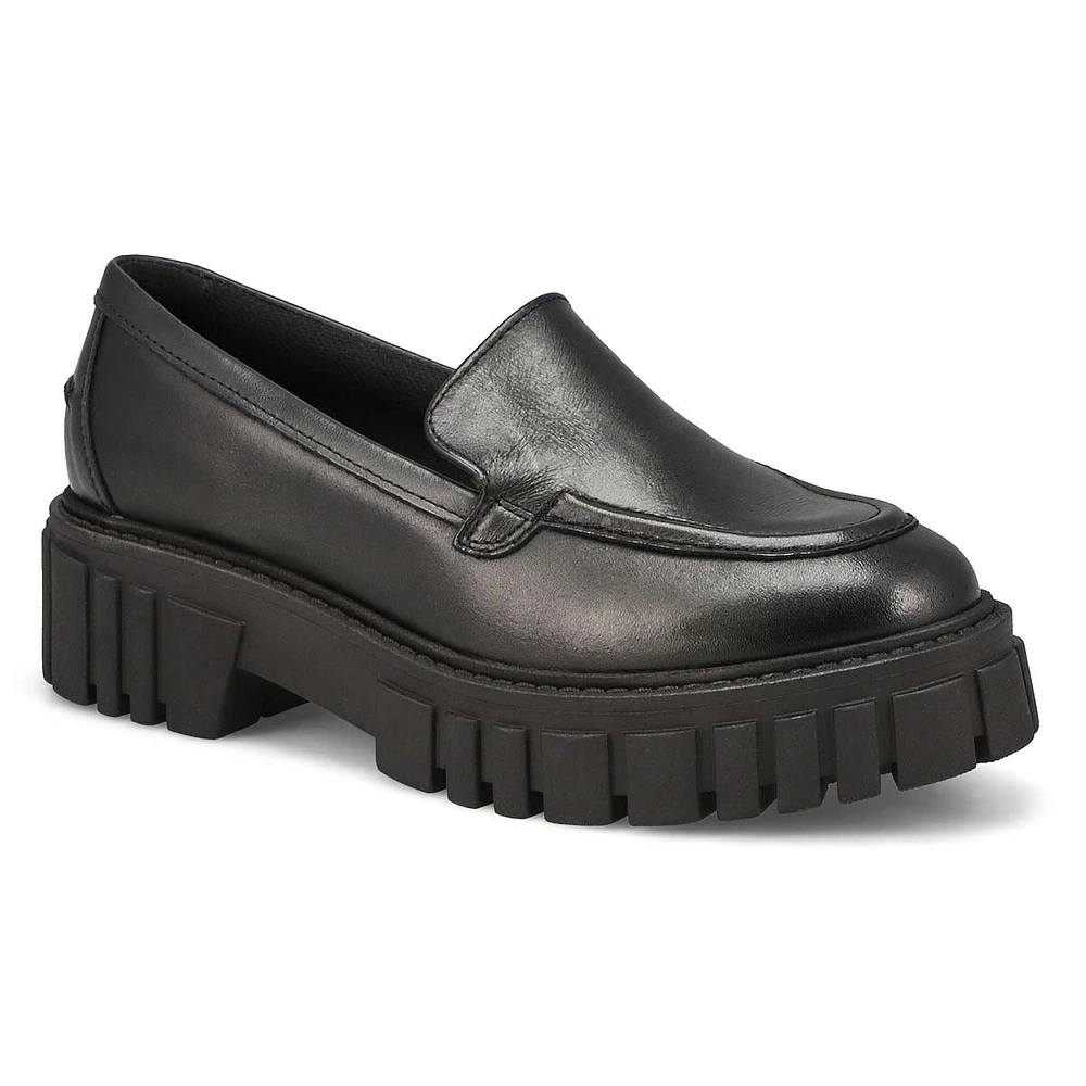 Womens Page Slip On Casual Loafer - Black