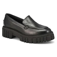 Womens Page Slip On Casual Loafer - Black