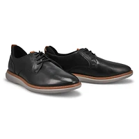 Mens Brantin Plain Wide Lace Up Oxford - Black