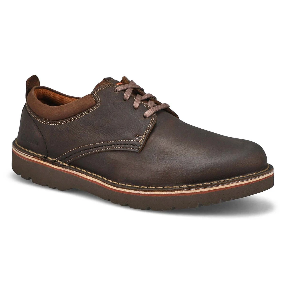 Mens Eastridge Low Wide Oxford - Dark Brown