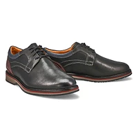 Mens Monahan Plain Wide Oxford Dress Shoe - Black