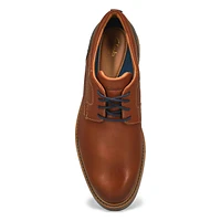 Mens Monahan Plain Wide Oxford Dress Shoe - Tan