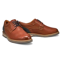 Mens Monahan Plain Wide Oxford Dress Shoe - Tan