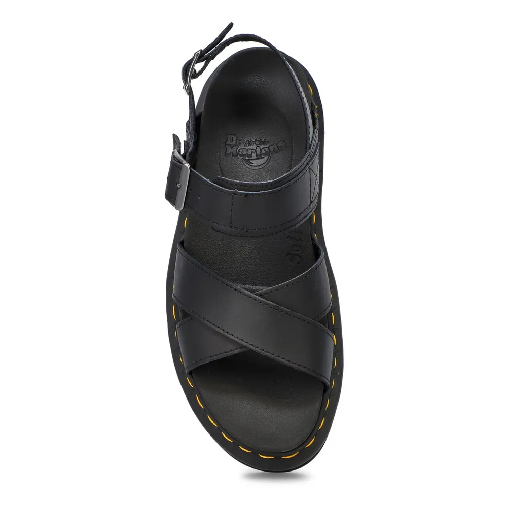 Womens Voss II 2 Strap Casual Sandal - Black