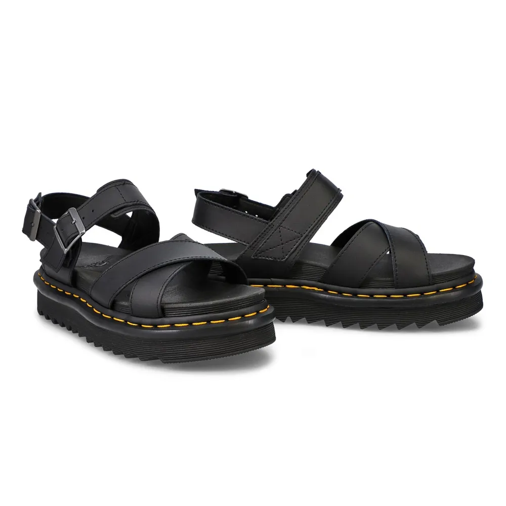 Womens Voss II 2 Strap Casual Sandal - Black