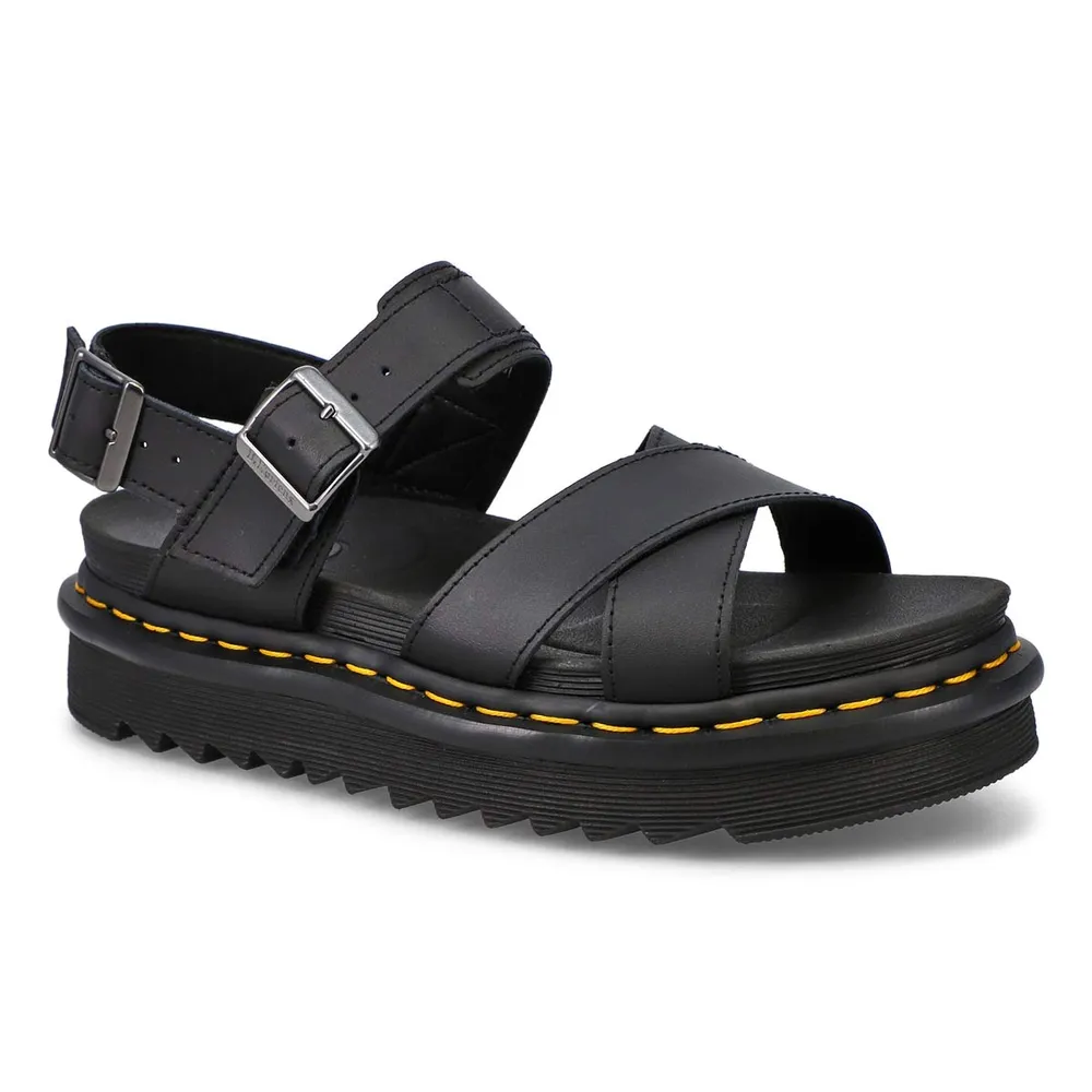 Womens Voss II 2 Strap Casual Sandal - Black