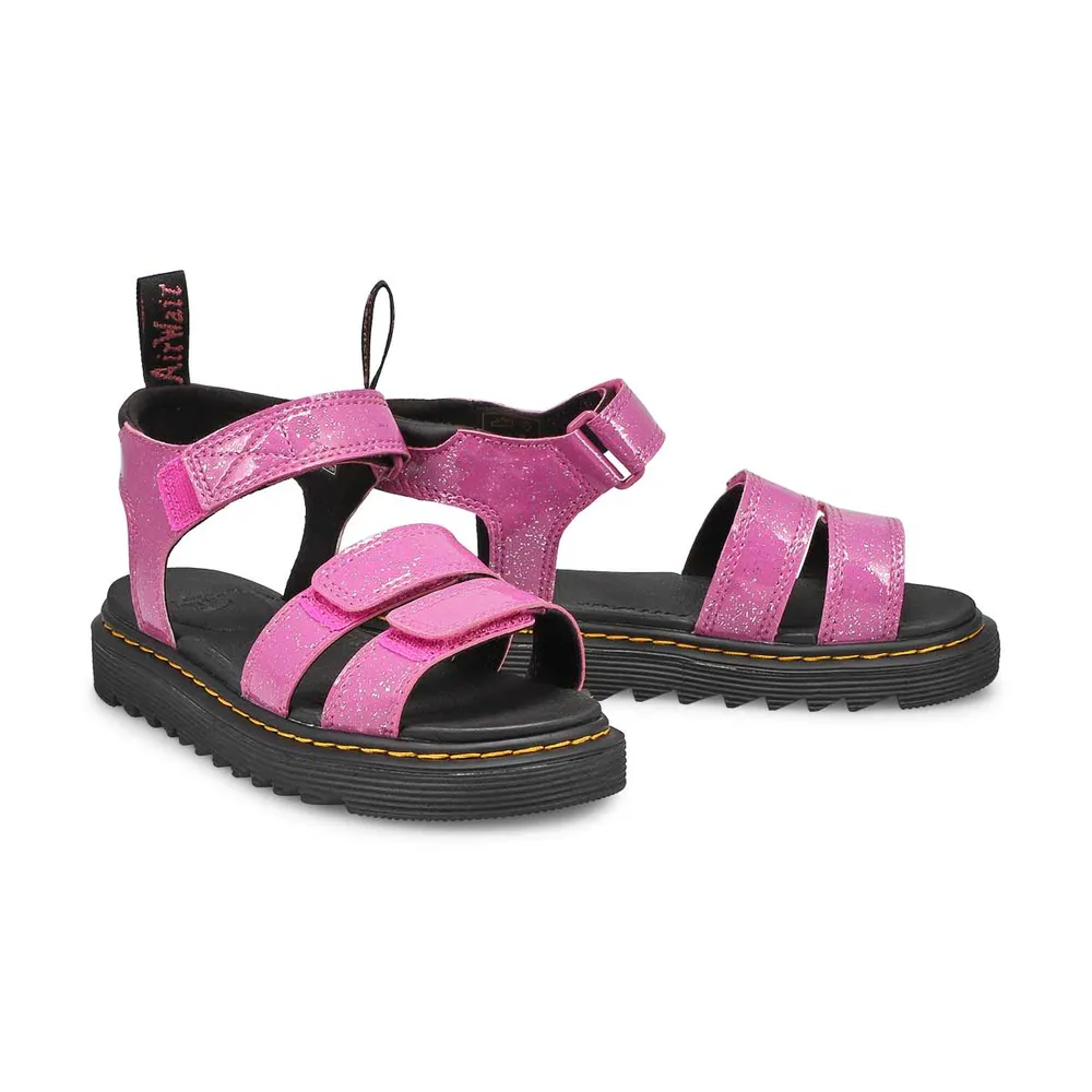 Girls Klaire Junior Cosmic Glitter Sandal - Pink