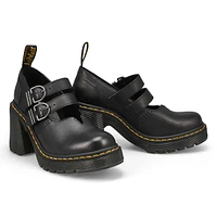 Womens  Eviee Platform Loafer - Black