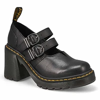 Womens  Eviee Platform Loafer - Black