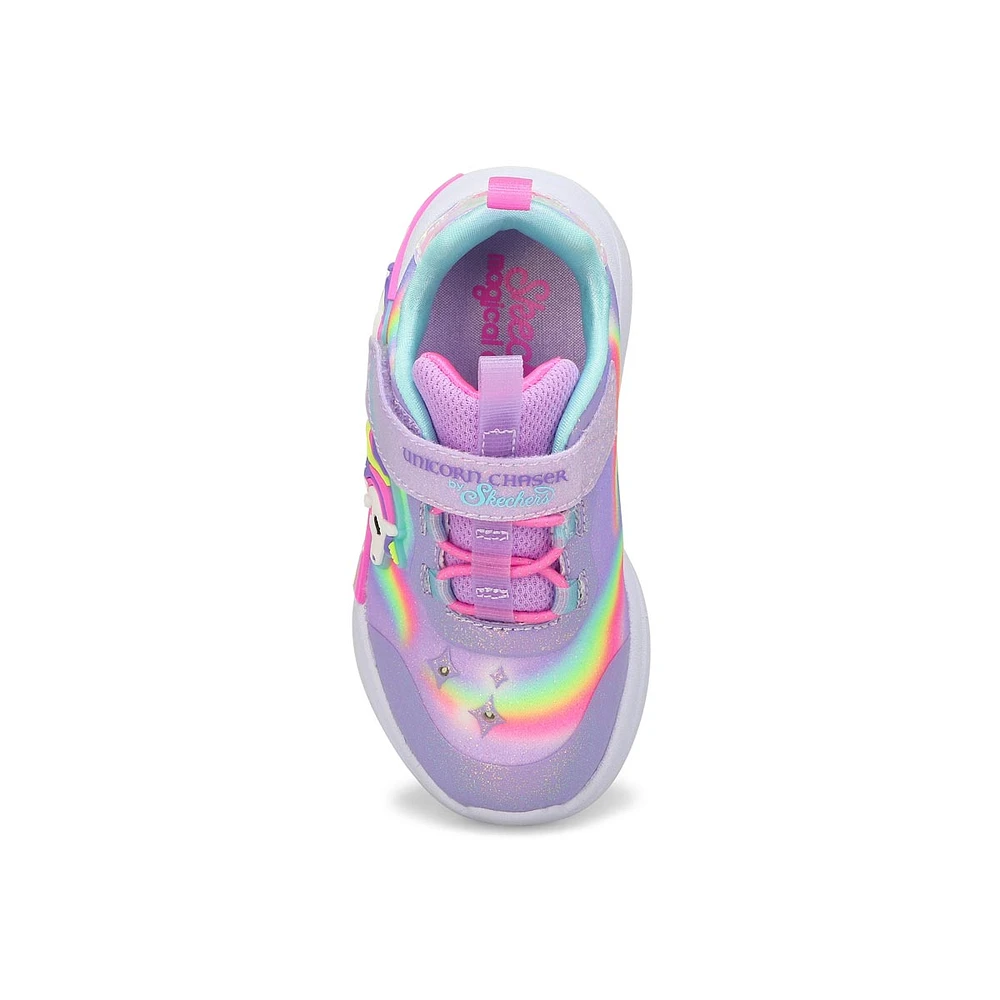 Infants G Unicorn Chaser Light Up Sneaker - Lavender/Multi