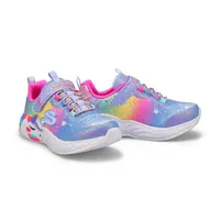 Girls S-Lights Unicorn Dreams Sneaker - Blue/Multi