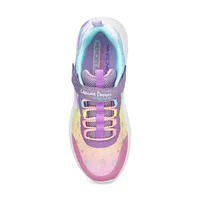 Girls Unicorn Dreams Sneaker - Purple/Multi