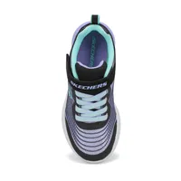 Girls Microspec Rejoice Racer Sneaker - Black/Multi