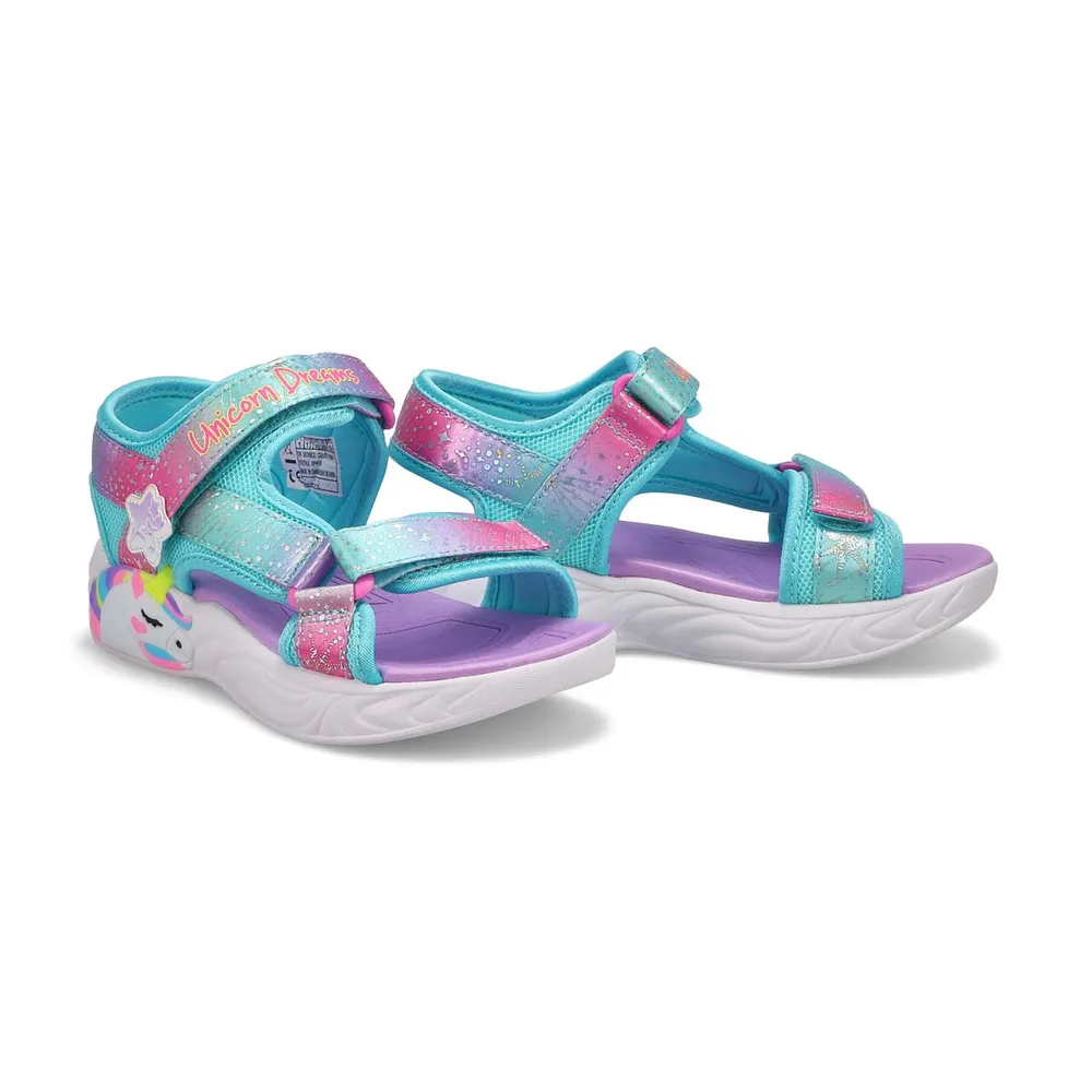 Girls Unicorn Dreams Sandal - Print Multi