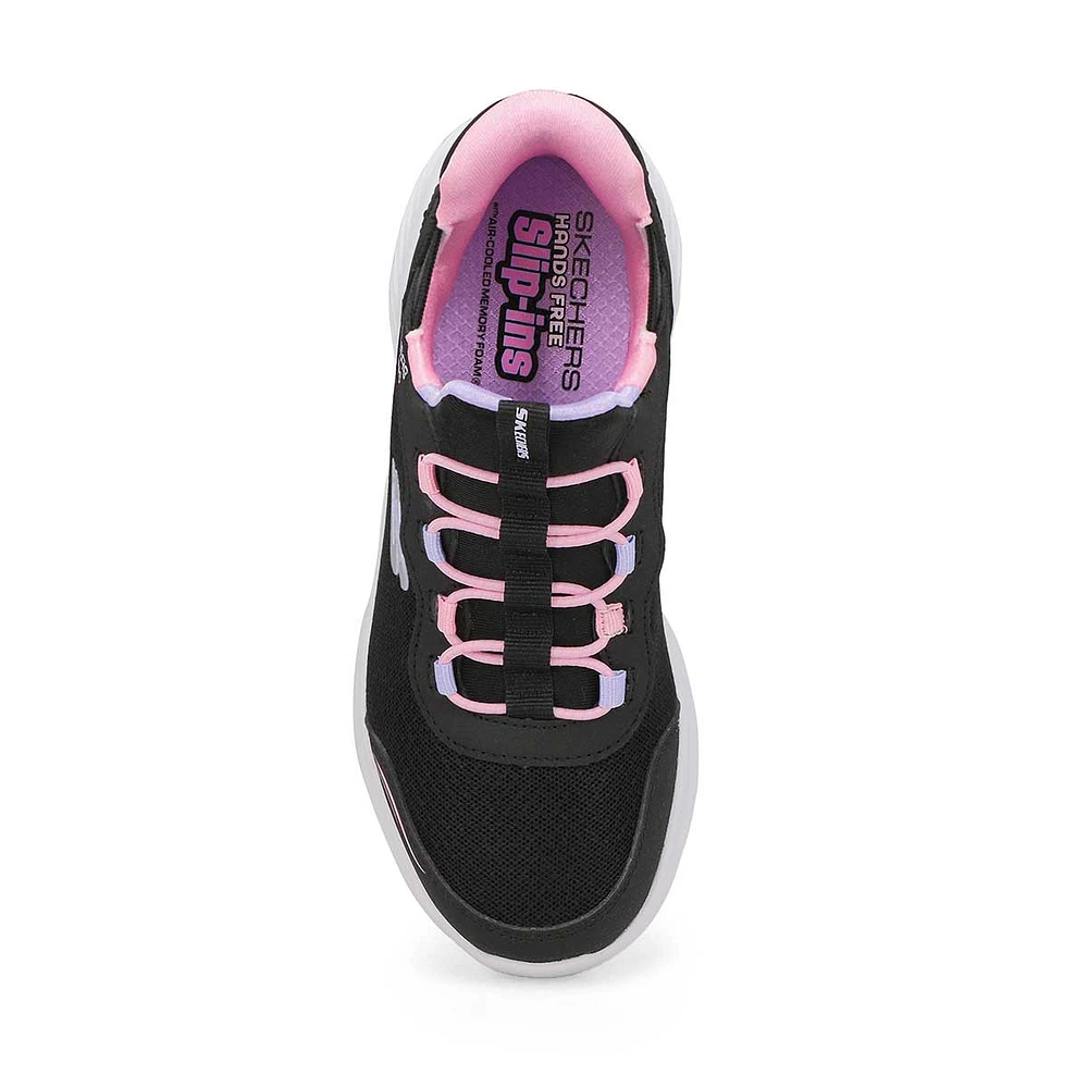 Girls  Bounder Simple Cute Slip-Ins Sneaker - Black