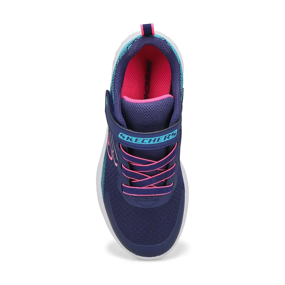 Girls  Microspec Plus Sneaker- Navy/Black